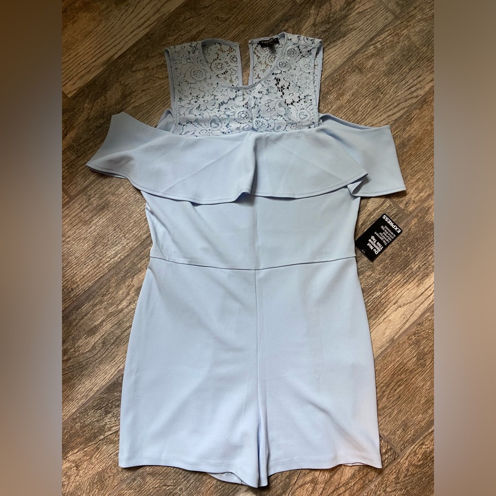 Express baby blue romper